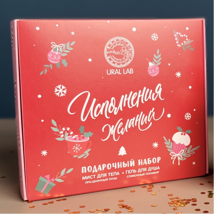 Новогодний Подарочный набор косметики